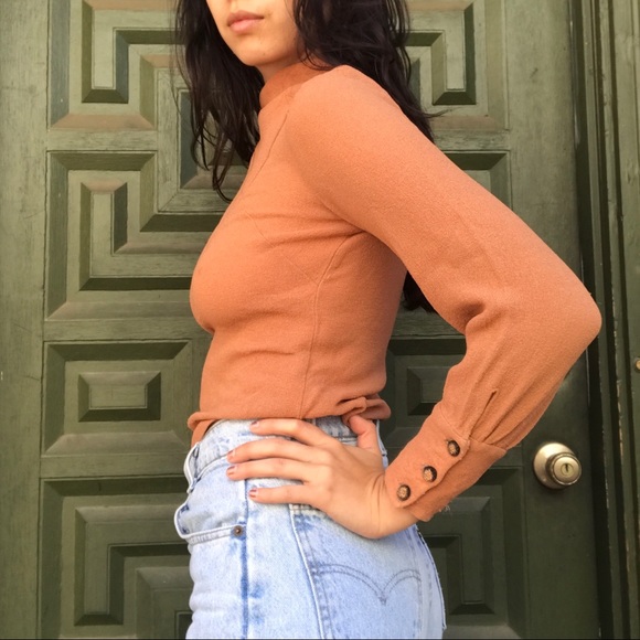 vintage 70s/80s geometrical blouse 🌚 handmade - Picture 4 of 5